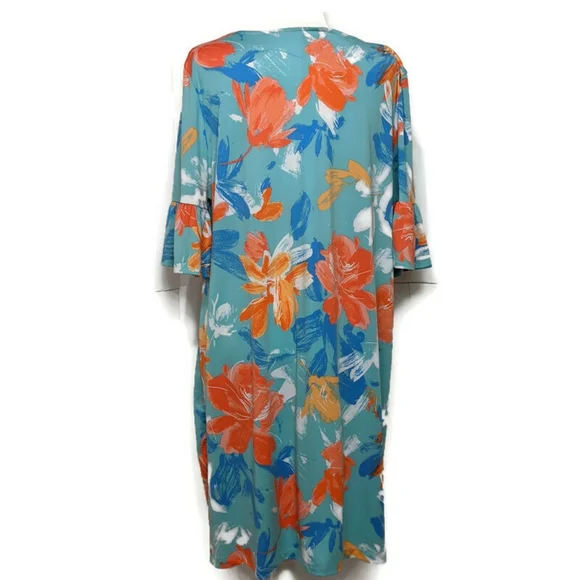 Ruby Rd. Floral Shift Dress. XL - Picture 5 of 8